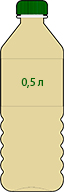 Варианты розлива Экстракта Сапропеля (жидкого ЭС-2): 0,5 литров